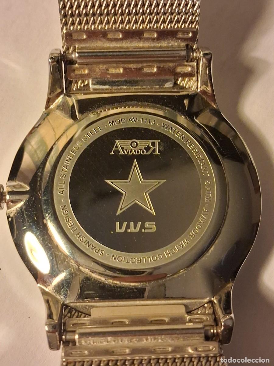 Relojes de pulsera: RELOJ AVIATOR ACERO INOXIDABLE - Foto 6