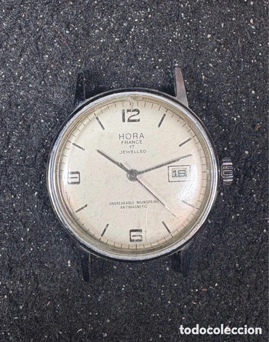 Relojes de pulsera: Reloj franc&eacute;s Hora, antimagnetic para reparar