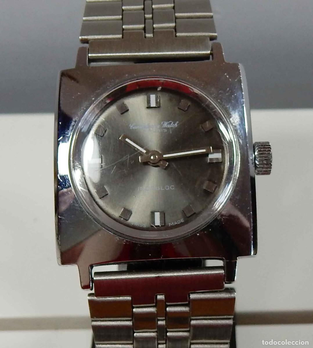 Relojes de pulsera: Reloj CANDELEANU - Swiss - se&ntilde;ora - vintage - cuerda - NOS