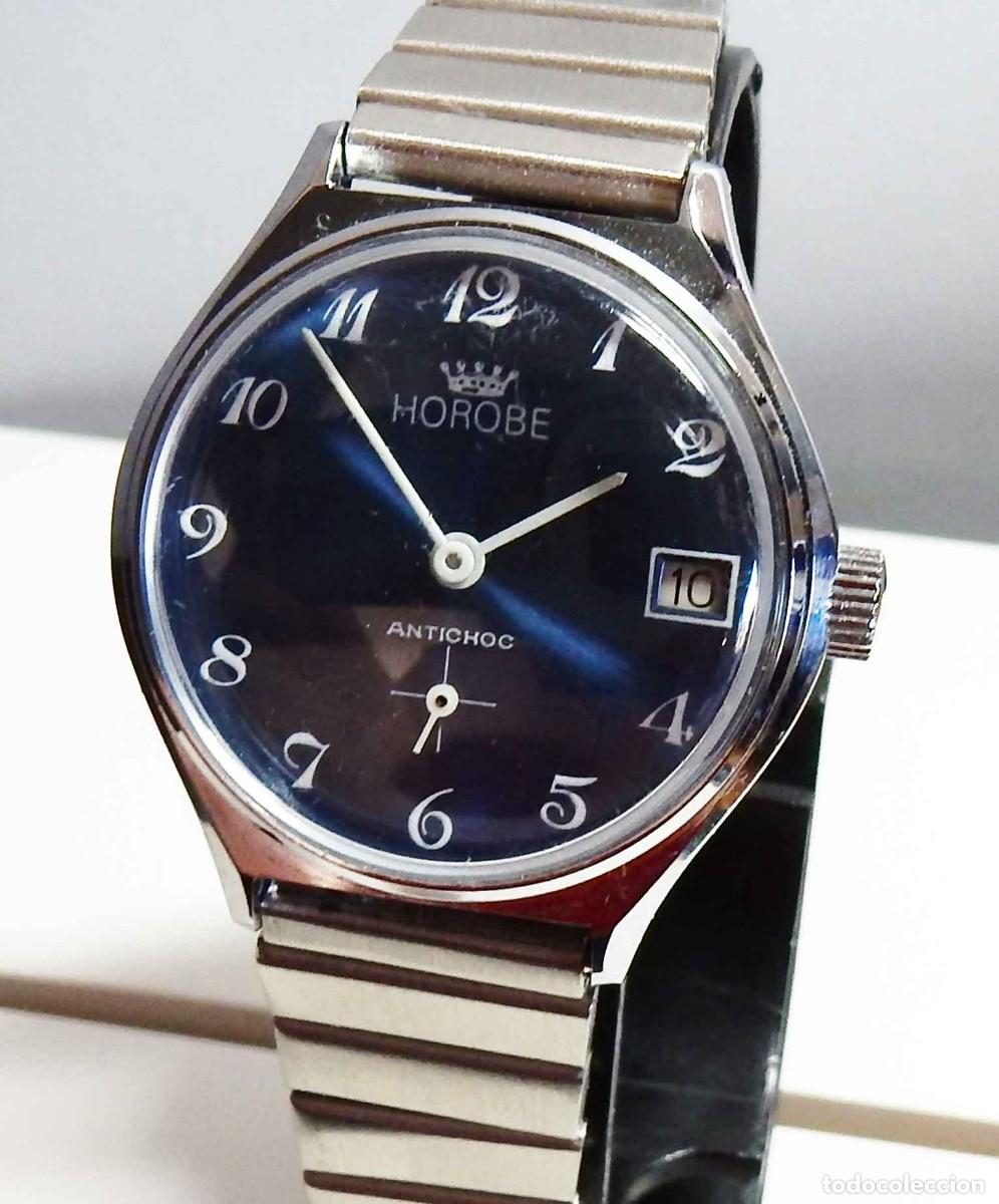 Relojes de pulsera: Reloj HOROBE - unisex - vintage - cuerda - NOS