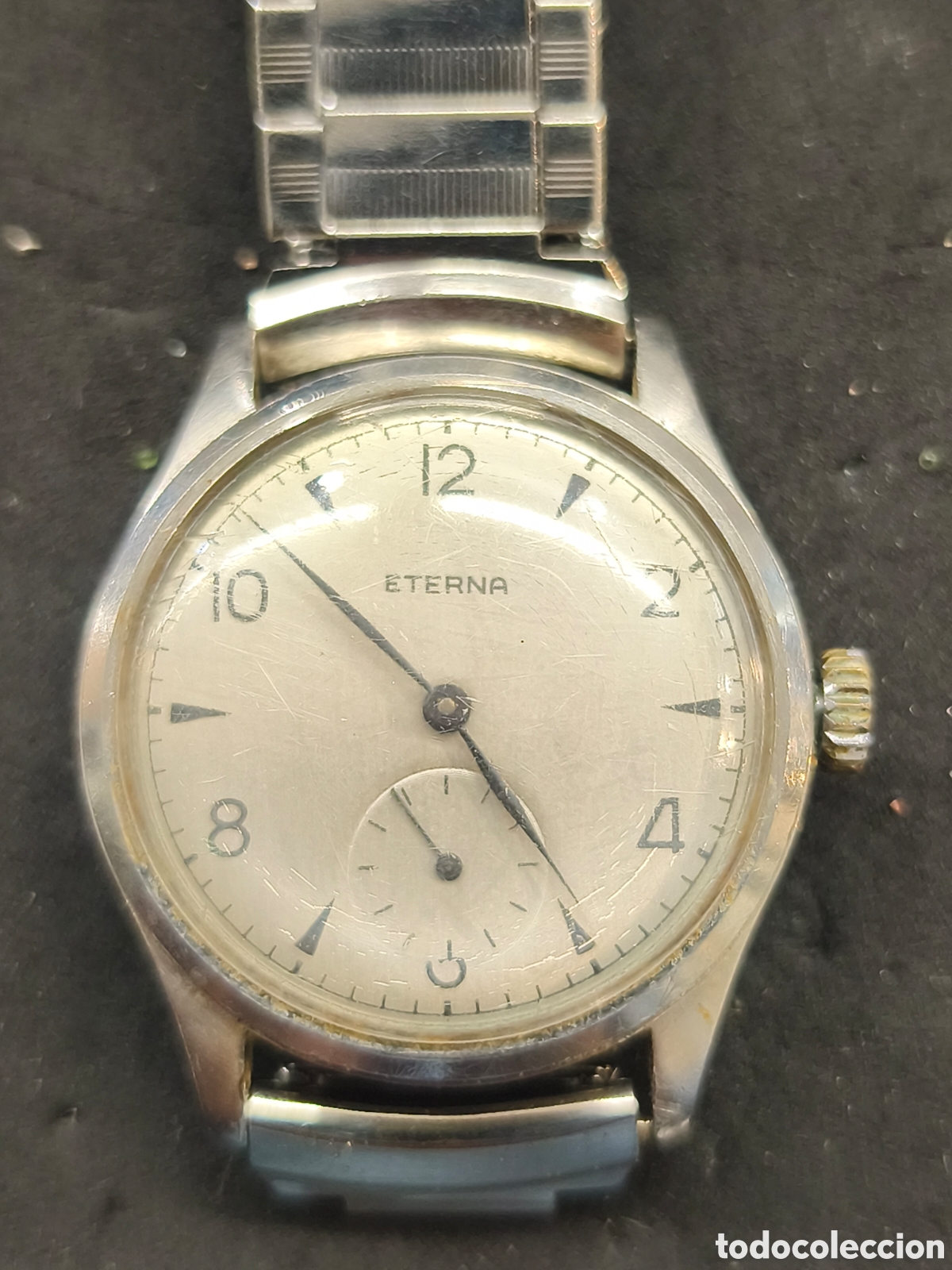 Relojes de pulsera: Reloj vintage eterna 35mm, a cuerda
