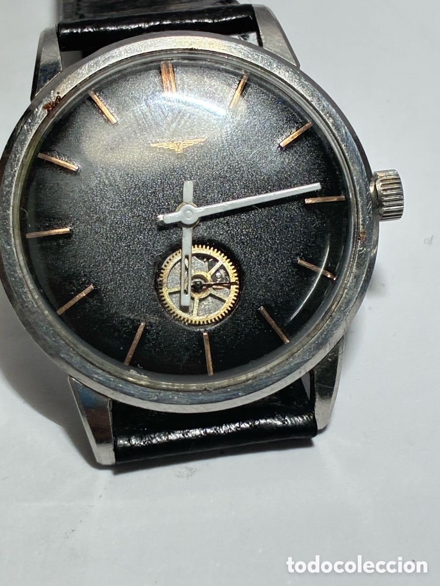 Relojes de pulsera: Reloj Reconstruido de caja omega y maquinaria y esfera Longines