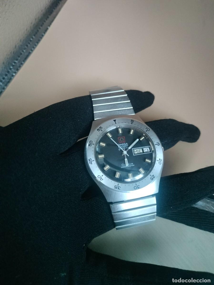 Relojes de pulsera: Espectacular Omega Gen&egrave;ve Electronic f300 Hz Chronometer (Diapas&oacute;n) &ndash; Vintage A&ntilde;os 70