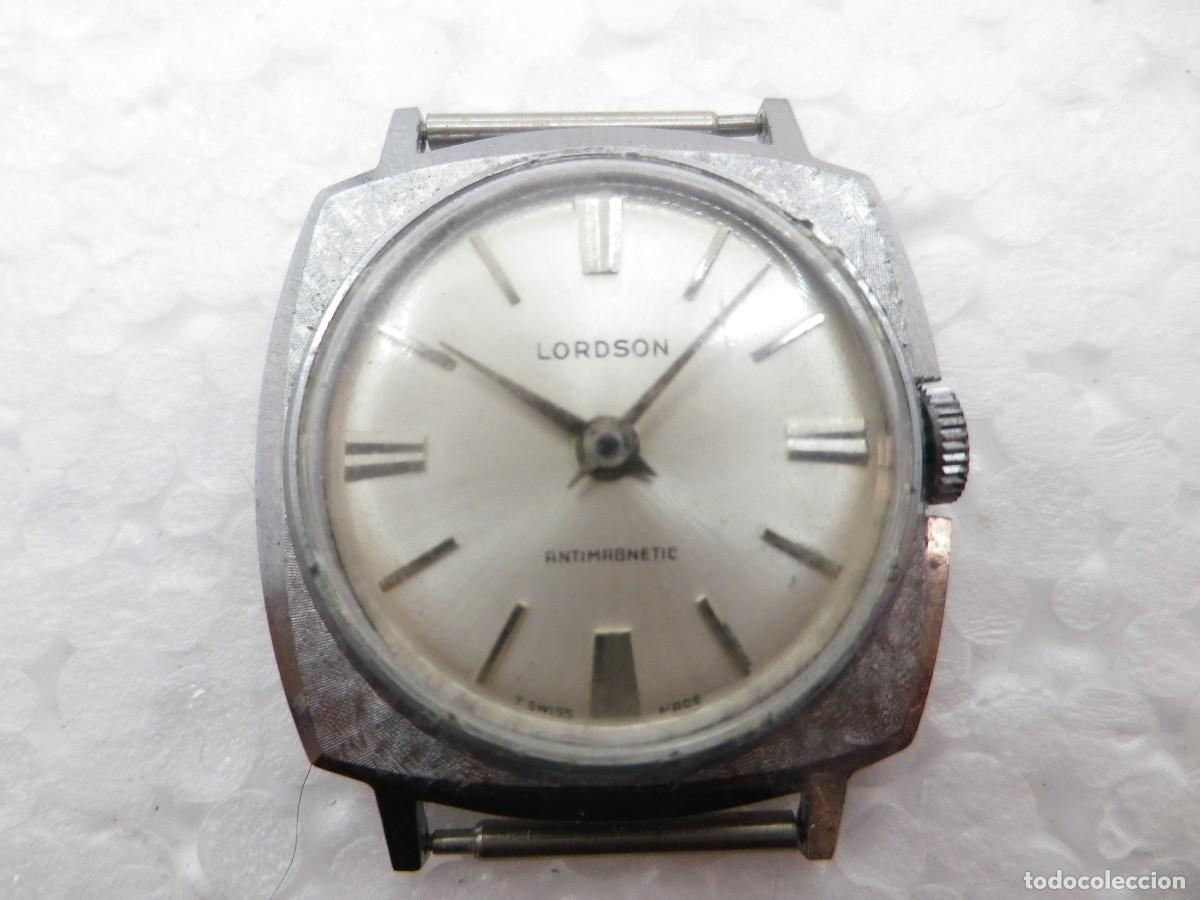 Relojes de pulsera: Reloj Militar Mec&aacute;nico Cuerda Antiguo 33mm Plata Calibre RONDA Colecci&oacute;n Raro