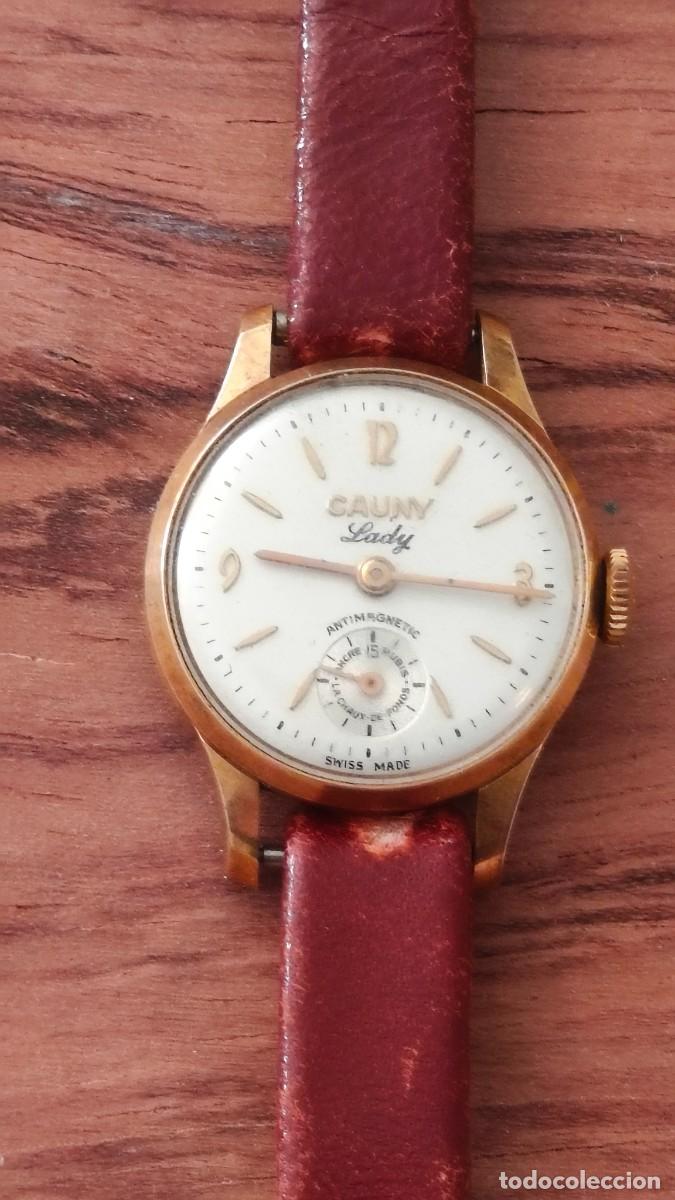 Relojes de pulsera: Montre femme m&eacute;canique Cauny fonctionne &agrave; la perfection r&eacute;vis&eacute;e par horloger bijoutier