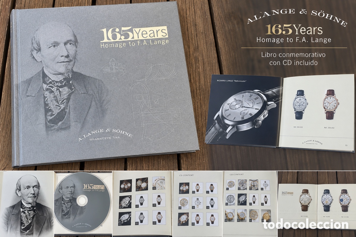 Relojes - Baume & Mercier: Cat&aacute;logo A. Lange & S&ouml;hne 165 Years Homage F.A. Lange + CD
