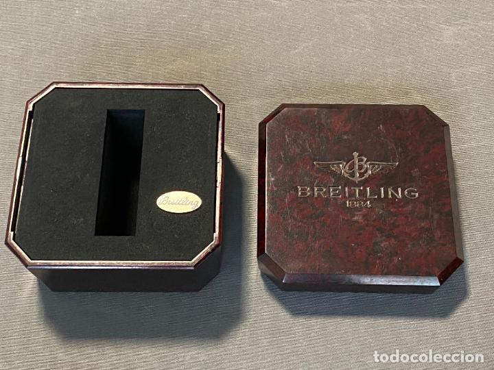 Relojes- Breitling: caja de reloj BREITLING , bakeliite , en buen estado y vacía - Foto 5 - 264810299