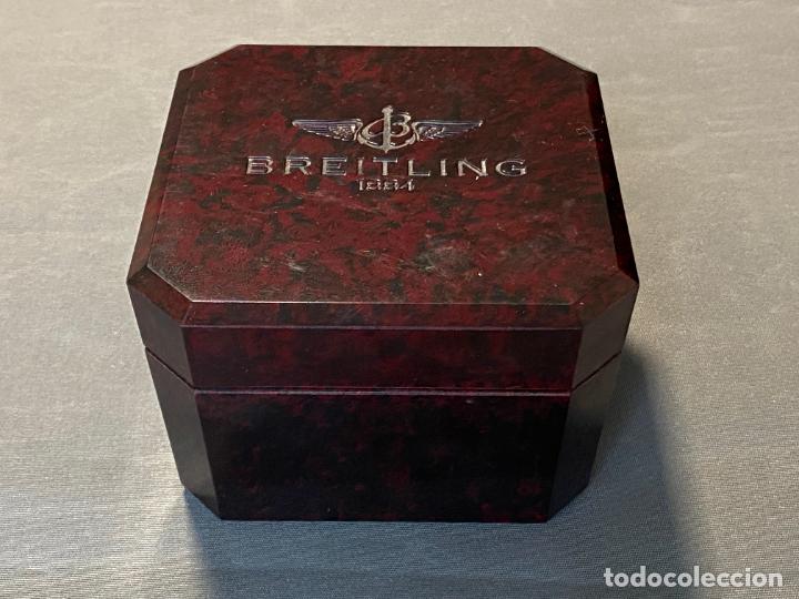 Relojes- Breitling: caja de reloj BREITLING , bakeliite , en buen estado y vacía - Foto 7 - 264810299