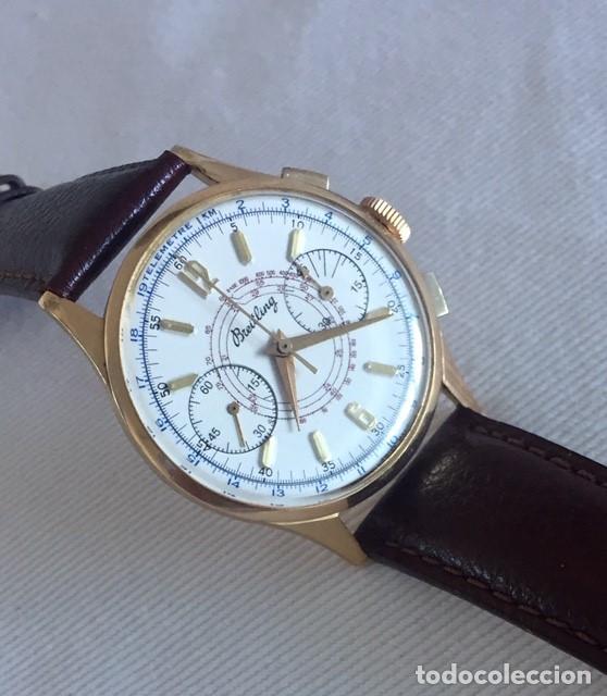 Relojes- Breitling: BREITLING ORO 18KTS.CRONO C.1940-45 - Foto 1 - 265866254