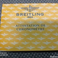 Relojes- Breitling: GARANTIA INTERNACIONAL RELOJES BREITLING