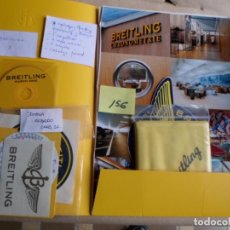 Relojes- Breitling: LOTE DE PUBLICIDAD PEGATINAS Y BAYETA RELOJES BREITLING LOTE 156. Lote 388692244