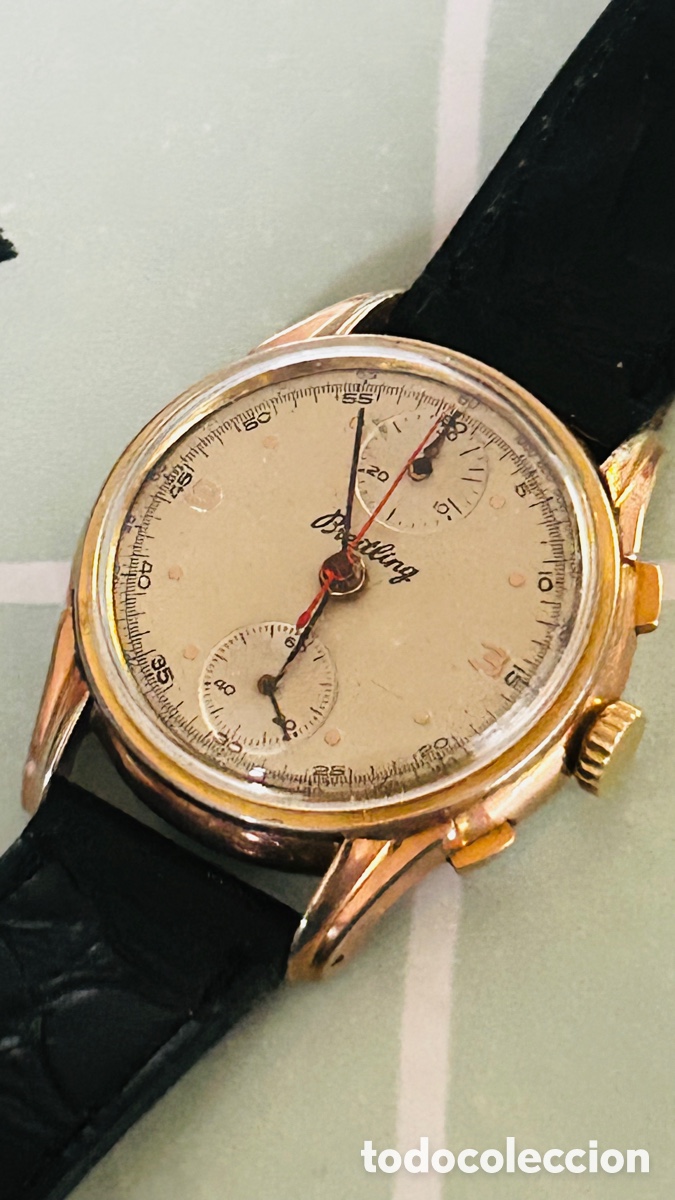 Relojes Breitling: Breitling cron&oacute;metro manual. . - Foto 2