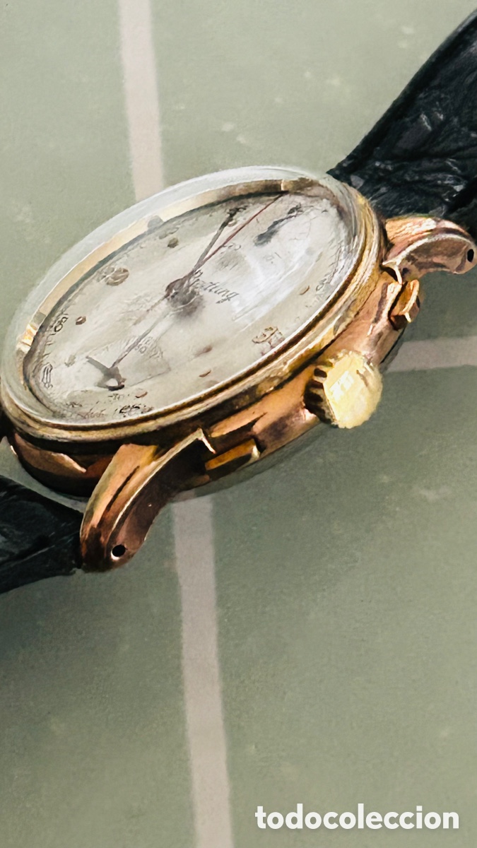 Relojes Breitling: Breitling cron&oacute;metro manual. . - Foto 3