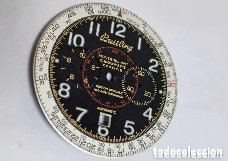 Rel&oacute;gios - Breitling: Dial BREITLING MONTBRILLANT CHRONOMETRE CERTIFIE EDITION SPECIALE 100 ANS