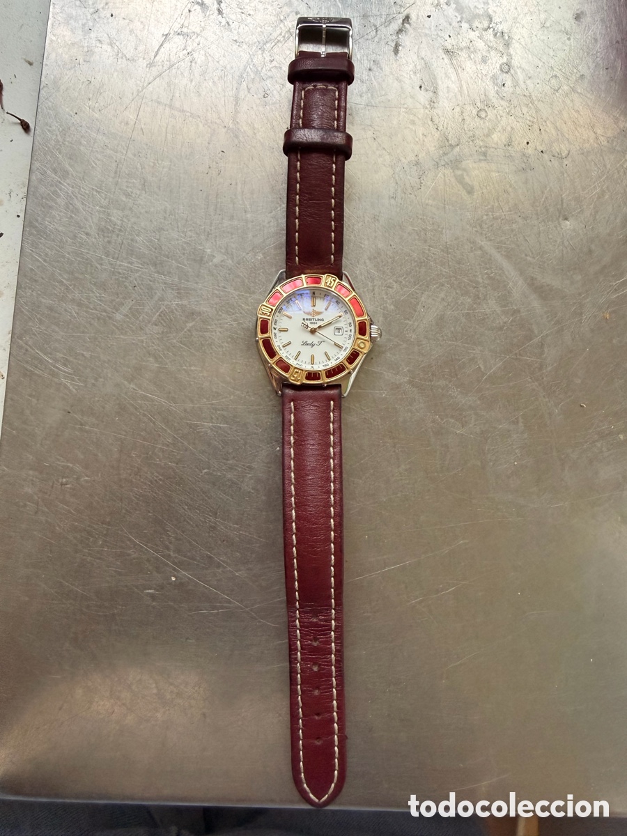 Relojes Breitling: Reloj Breitling Lady J Acero y Oro Cuarzo