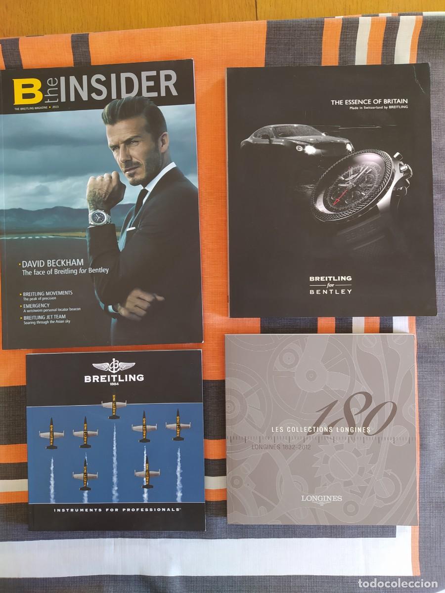 Uhren - Breitling: CATALOGOS RELOJES x4. BREITLING FOR BENTLEY y REVISTA 2013 y BREITLING y LONGINES. Todos en ingl&eacute;s