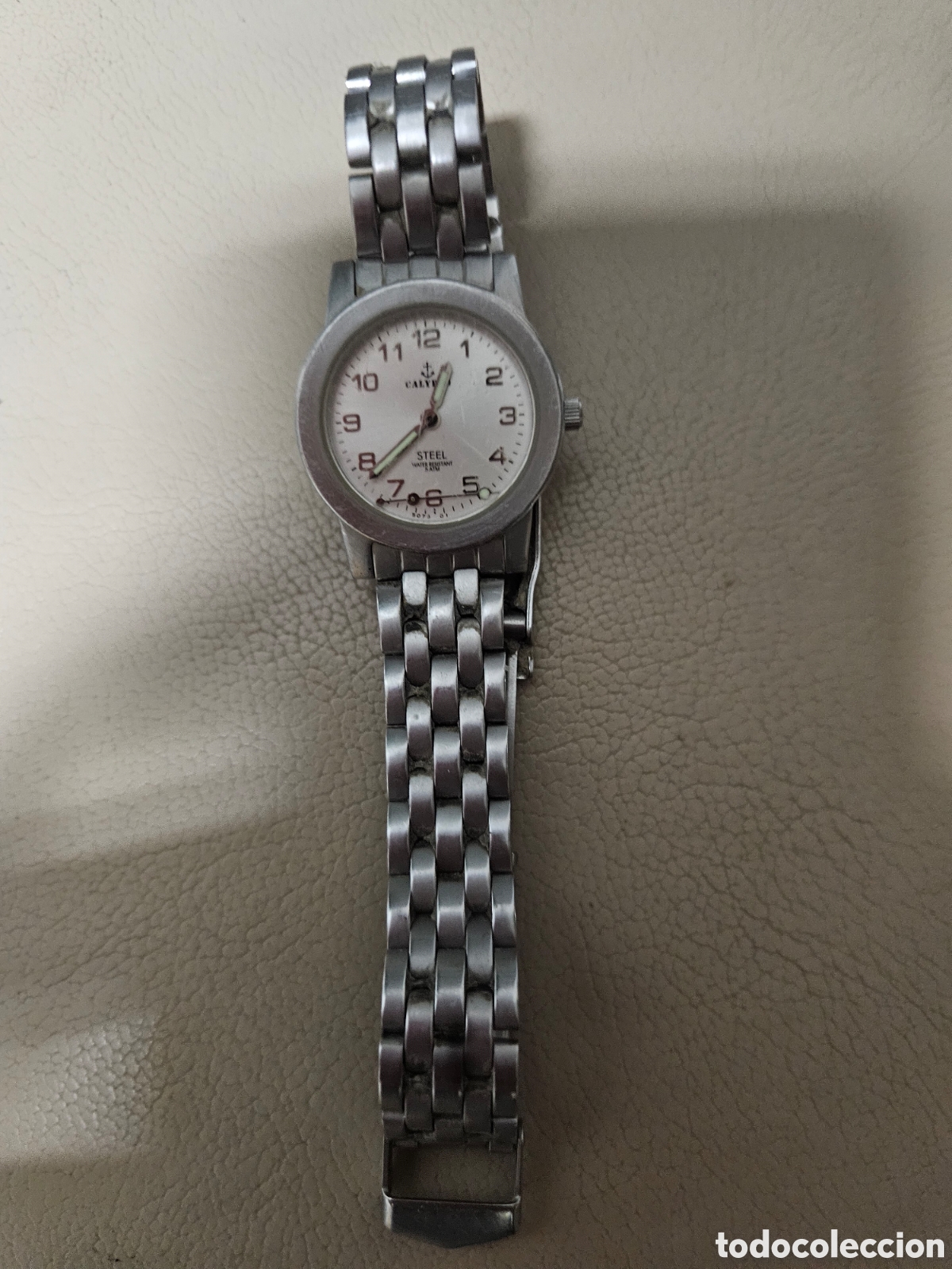 Relojes - Calypso: RELOJ DE PULSERA VINTAGE MARCA CALYPSO STEEL 5075 - SUBASTA
