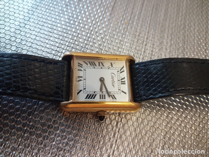reloj cartier 18k gold electroplated