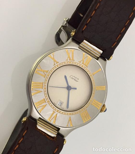 Relojes - Cartier: CARTIER MUST RONDE.HOMBRE.COMO NUEVO. - Foto 3 - 278422713