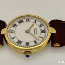 Relojes - Cartier: CARTIER MUST RONDE-PLATA-PLAQUÊ ORO-MUJER.. Lote 278423103