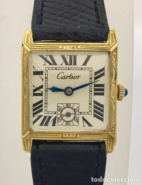 Relojes - Cartier: CARTIER VINTAGE ORO 18KTS.COMO NUEVO.MUJER - Foto 5 - 303058383