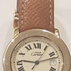 Relojes - Cartier: RELOJ CARTIER RONDE UNISEX FUNCIONANDO. Lote 387425829