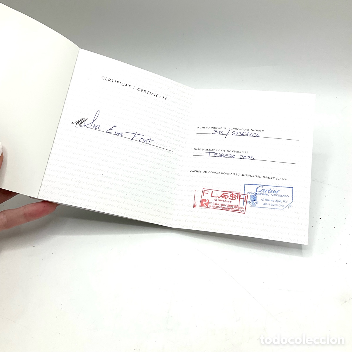 Relojes - Cartier: CARTIER documentos de reloj &ldquo;&rdquo; - Foto 4
