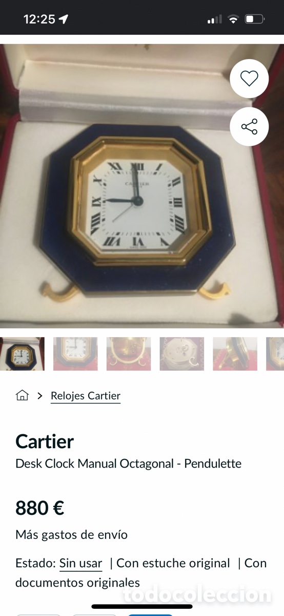 Relojes - Cartier: Reloj de mesa Cartier - Foto 4