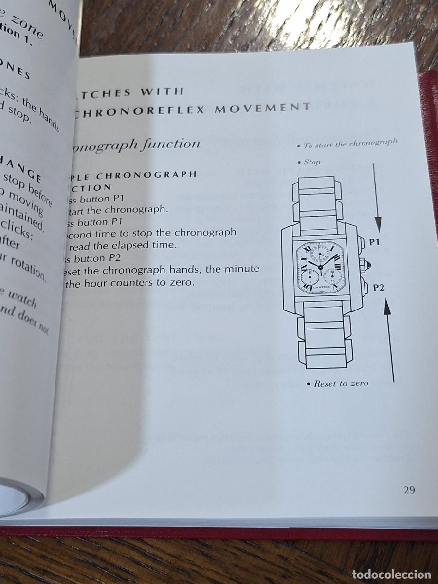Relojes - Cartier: Libro de instrucciones relojes Cartier - Foto 18