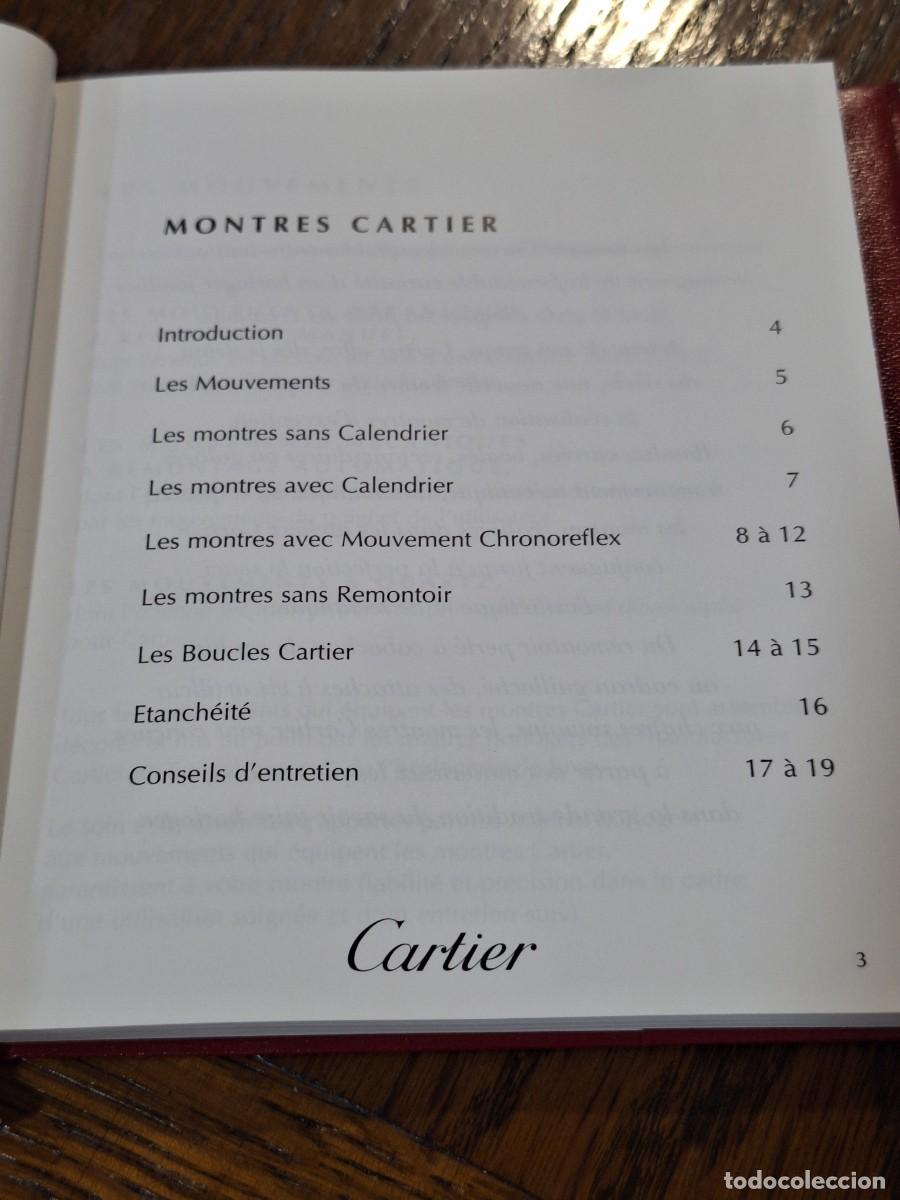 Relojes - Cartier: Libro de instrucciones relojes Cartier - Foto 19