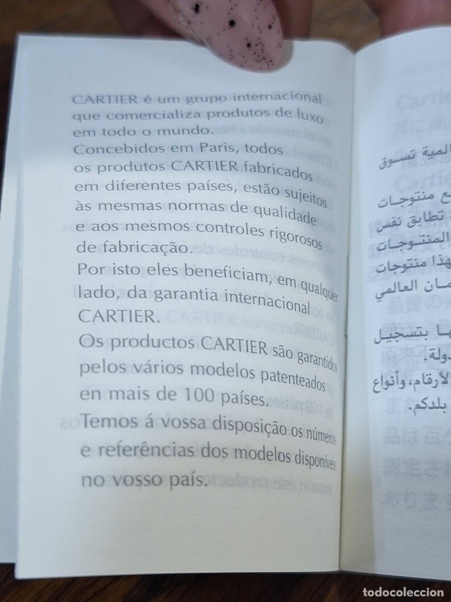 Relojes - Cartier: Libro de instrucciones relojes Cartier - Foto 23