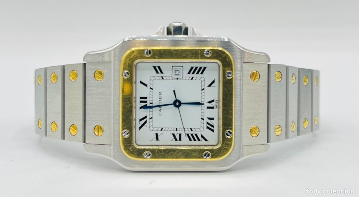 Relojes - Cartier: CARTIER SANTOS GALB&Eacute;E AUTOMATIQUE REF. 2961 ACERO Y ORO 18K VINTAGE 29x41 MM