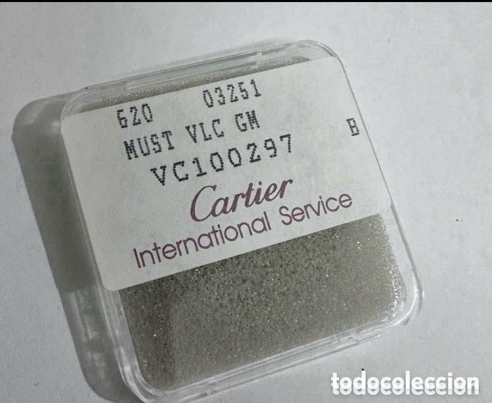 Relojes - Cartier: Lote Must de Cartier 620 Esfera Negra 26mm MUST VLC GM VC100297