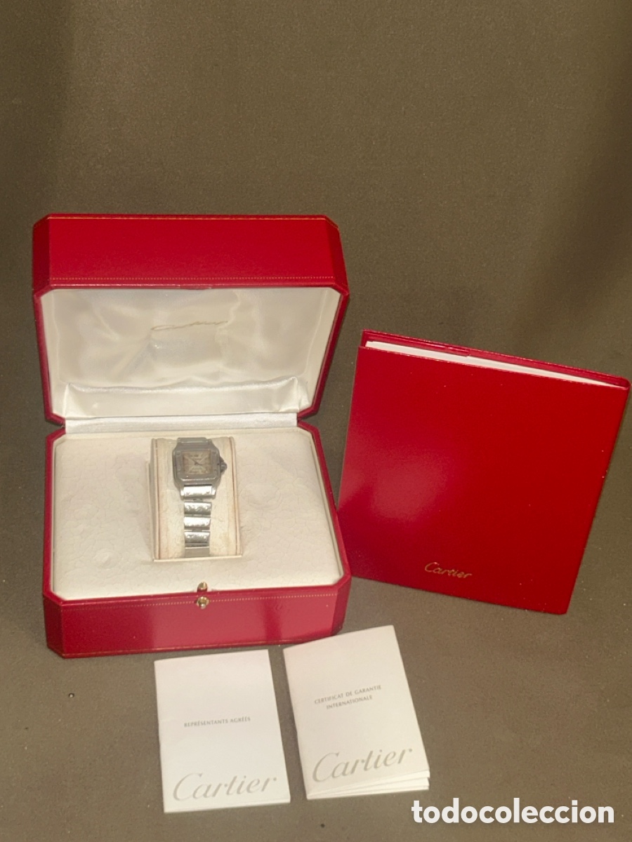 Rel&oacute;gios - Cartier: RELOJ CARTIER SANTOS GALB&Eacute;E AUTOM&Aacute;TICO, SERIE 454625CD, A&Ntilde;O 2000, CERTIFICADO GARANT&Iacute;A Y MANUALES