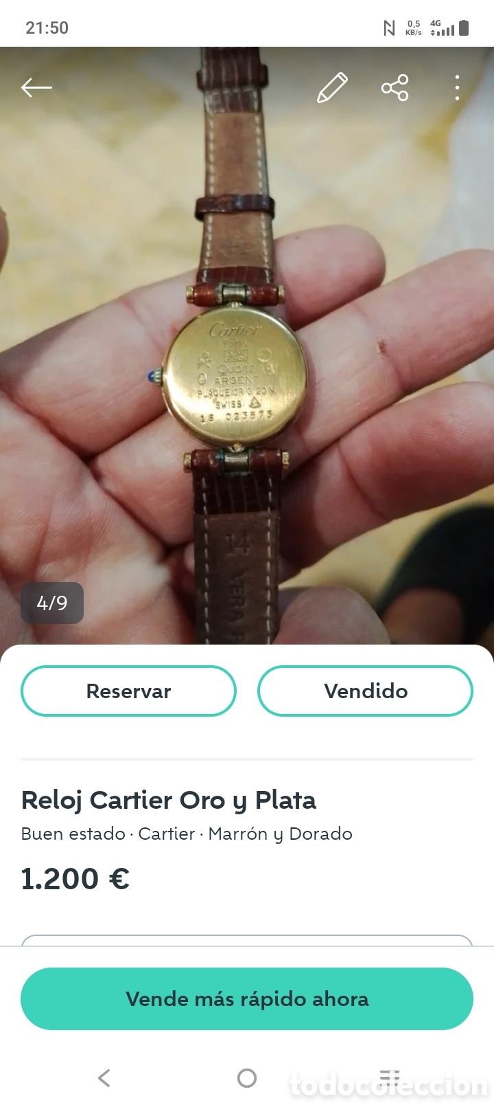 Relojes - Cartier: Cartier reloj original - Foto 4