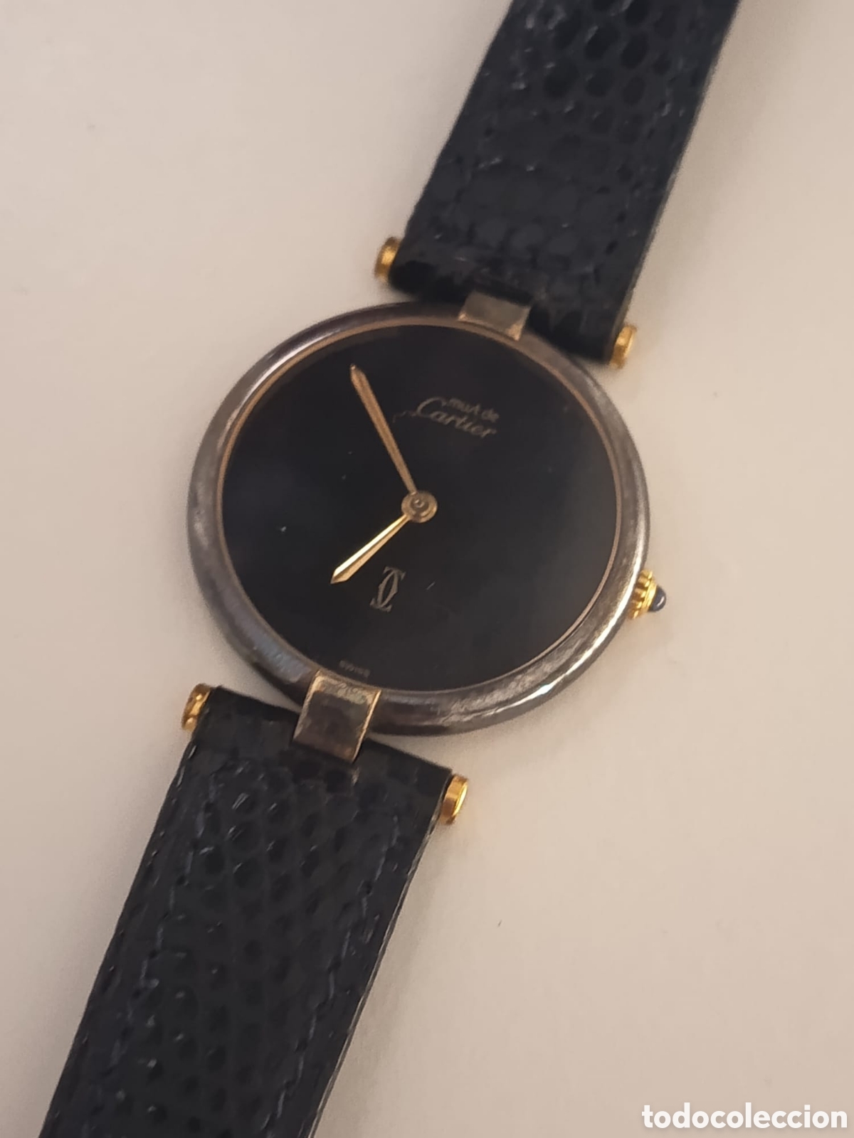 Relojes - Cartier: CARTIER ONYX IMPECABLE 30MM - 925MM QUARTZ