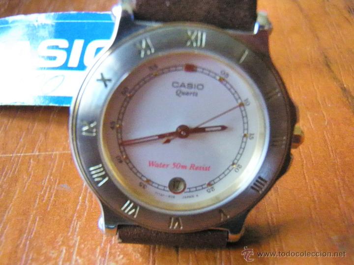 Relojes - Casio: RELOJ VINTAGE CASIO defectuoso CORREA CUERO - Foto 5