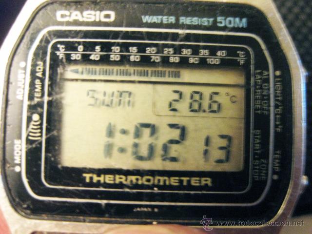 Reloj digital casio 215 ts-2000 thermometer con - Sold through Direct Sale  - 48833594