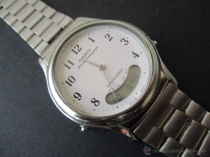 Relojes - Casio: RELOJ CASIO METAL PLATEADO ALARM CHRONOGRAF - Foto 1