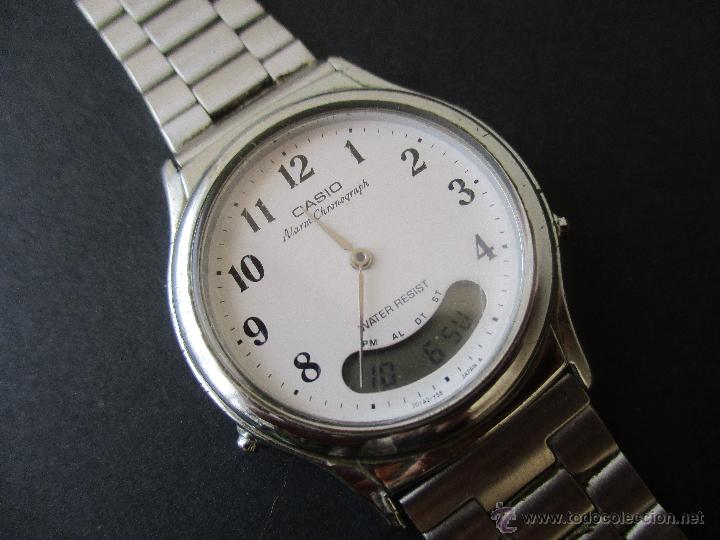 Relojes - Casio: RELOJ CASIO METAL PLATEADO ALARM CHRONOGRAF - Foto 3
