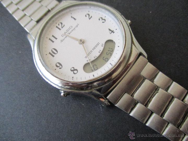 Relojes - Casio: RELOJ CASIO METAL PLATEADO ALARM CHRONOGRAF - Foto 9