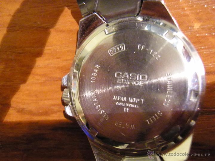 Relojes - Casio: RELOJ CASIO EDIFICE DESCATALOGADO. FUNCIONANDO PERFECTO EF-122 - Foto 3 - 53105414