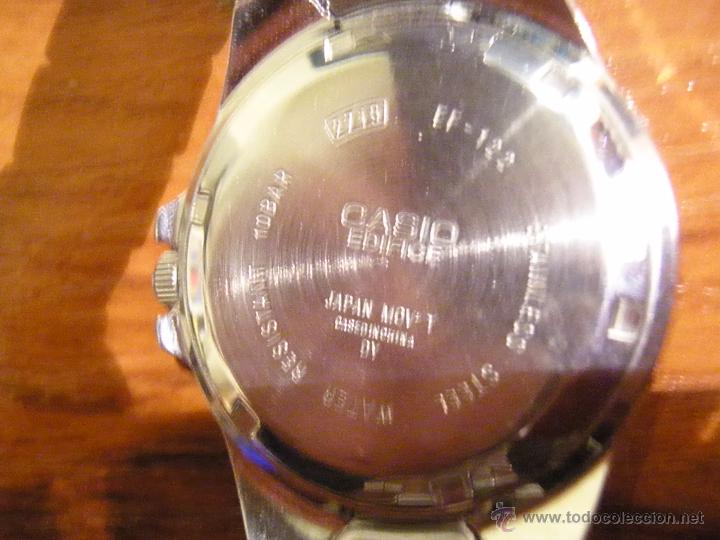 Relojes - Casio: RELOJ CASIO EDIFICE DESCATALOGADO. FUNCIONANDO PERFECTO EF-122 - Foto 5 - 53105414