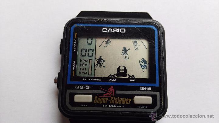 Reloj Casio Game Watch Juego Super Slalomer 252 Vendido En Venta Directa 62499740