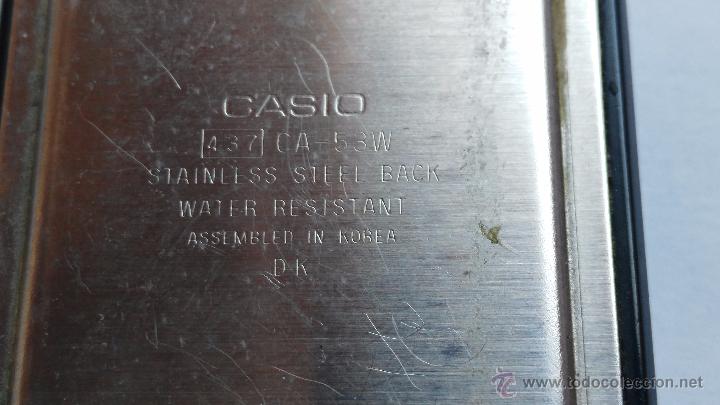 Relojes - Casio: reloj casio antiguo modelo 437 ca-53w calculadora - Foto 2
