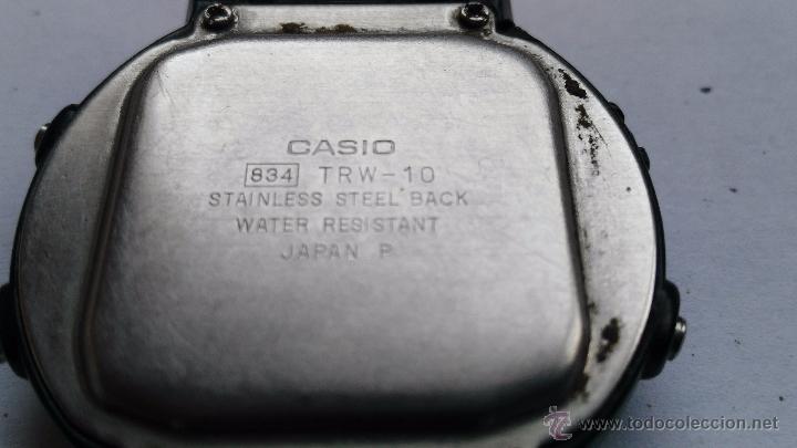 Relojes - Casio: reloj casio antiguo modelo 834 trw10 - Foto 3
