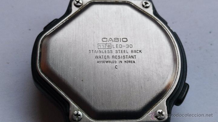 Relojes - Casio: antiguo reloj casio 1176  led 30 - Foto 3