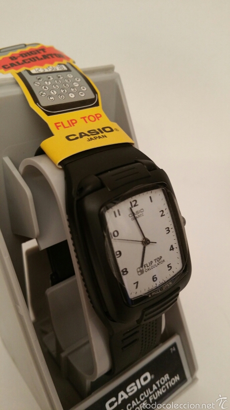 Casio flip top, nuevo!!! reloj calculadora de l - Vendido en Venta Directa  - 107189776