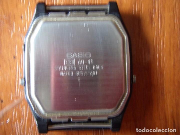 Relojes - Casio: RELOJ ANAL&Oacute;GICO DIGITAL CASIO AQ-45 AQ45 FUNCIONANDO - Foto 2