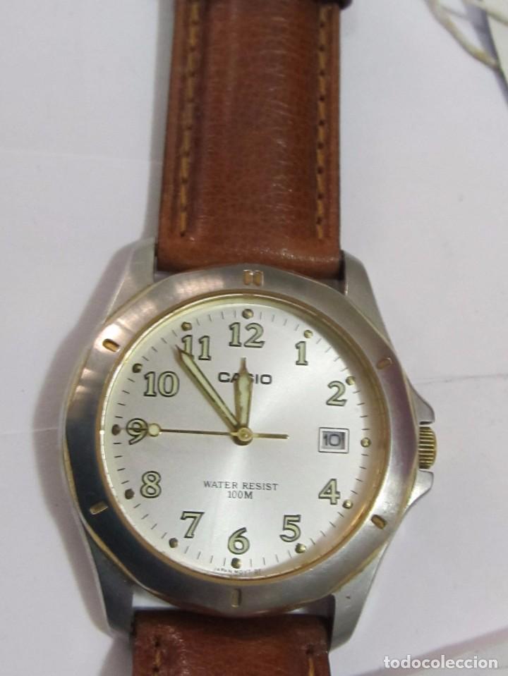 Relojes - Casio: RELOJ DE ACERO CASIO DE QUARTZ NUEVO/CR14-42 - Foto 1